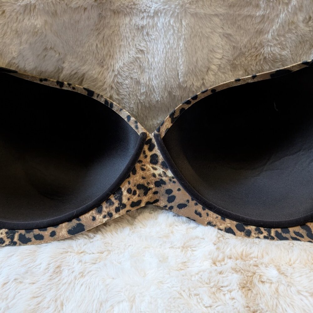 NWT EBY 3D Precision Leopard Print Bra Size MDD (36DD) - Picture 4 of 13